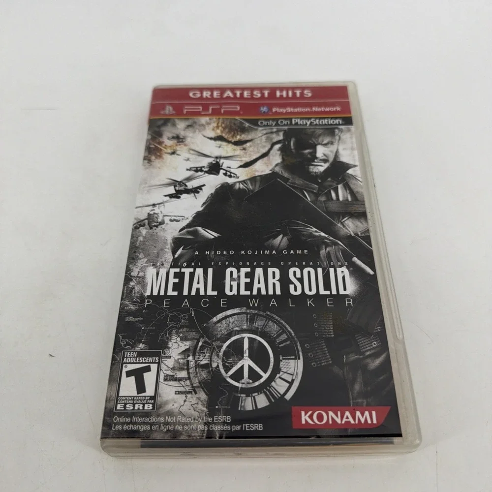 Metal Gear Solid: Peace Walker (Sony PSP, 2010) CIB Complete Greatest Hits